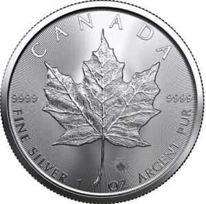 2021 Canada Silver Maple Leaf w Privy BU $5 Coin .9999 Fine