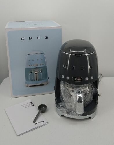 Smeg Drip Filter Coffee Machine Model DCF02GRUS Gray Scratched (See Photos)