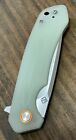 Drop Point Blade D2 Steel Folding Knife G10 Scales Pocket Knife Jade