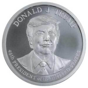 President Donald J. Trump 2 oz Silver Round (Golden State Mint)