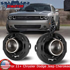 for 11+ Chrysler Dodge Jeep Cherokee Fog Lights Front Bumper Driving Lamps Pair (For: 2015 Dodge Challenger)