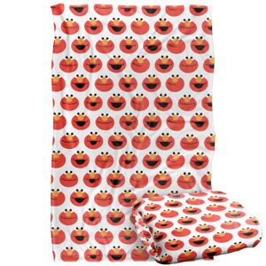 Sesame Street Simple Elmo Pattern Silky Touch Super Soft Throw Blanket, 36