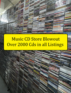 You Pick CD Collection - 1970-2010 Rock Dance All Genre CDs - Buy more and save