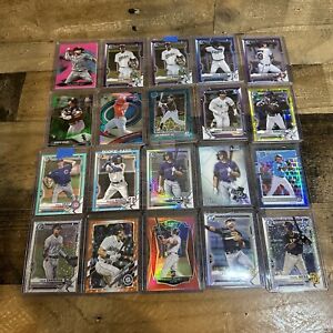 20+ Baseball Card Numbered Lot Rookies Bowman 1st Select Spectra