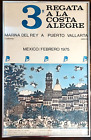 Vintage Poster Marina Del Rey Puerto Vallarta 1975 Regatta Framed Manuel Lepe