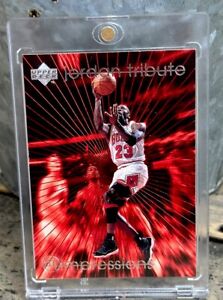 Michael Jordan Card Refractor 90’s INSERT 🔥 SILVER HOLO FOIL BULLS JERSEY #23