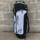 Callaway Solaire Women's 6-Way Carry/Cart Golf Bag White Black (no rain cover)
