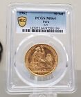 1962 6/5 50 Sol Peru Solid Gold Coin PCGS Ms64
