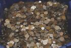 Nice Unsearched lot Mix of World Foreign Coin & Tokens of Over 2 LB & bonus, /..