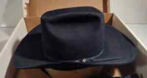 Bailey  Beaver Black Hat size 7 3/8 Western Cowboy