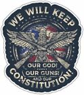 Bald Eagle 2nd Amendment USA Constitution Car Bumper Window Sticker Decal 4