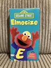 Sesame Street Elmocize VHS Video Tape! PBS Kids Elmo Exercise 1996 Tested