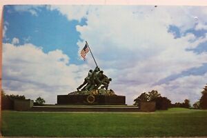 Virginia VA Arlington US Marine Corps War Memorial Iwo Jima Statue Postcard Old