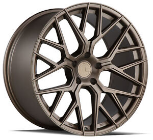 20x10.5 Aodhan AFF9 5x112 +35 Flow Forged Matte Bronze Wheels (Set of 4)