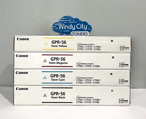 Canon GPR-56 Black Cyan Magenta Yellow Toner Set imageRUNNER ADVANCE C7565i II