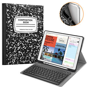 For iPad Pro 12.9 1st Gen 2015 Wireless Bluetooth Keyboard Case Pencil Holder