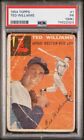 1954 Topps Baseball #1 Ted Williams Boston Red Sox PSA 1 MK