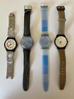 Swatch watch Lot 4 watches - 1990's vintage used