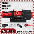 X-BULL 4500lb Electric Synthetic Rope Winch Truck Towing Trailer ATV UTV OffRoad
