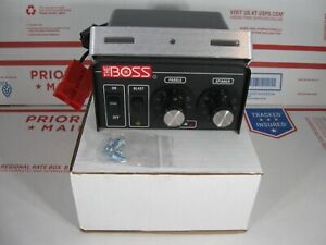 BOSS SALT SPREADER CONTROL NEW OEM TGS15546 2-STAGE SALTER CONTROLLER FOR TGS800