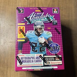 2021 Absolute NFL Football Blaster Box New Factory Sealed Box Autograph Auto NEW