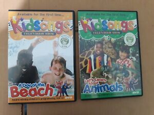 Kidsongs television show PBS kids- Beach, Animals (2 DVDs, 2006 [1997) FA6D FA4D