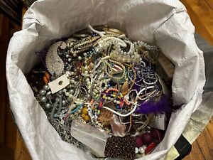 38LB Huge Lot Of Mixed Jewelry