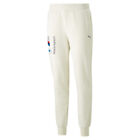 Puma Bmw Mms Essential Fleece Pants Mens White Casual Athletic Bottoms 53814407