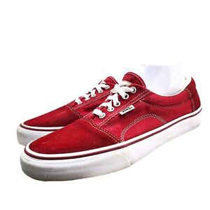Vans Geoff Rowley 66/99 Red Popcush Original Skate Shoes Men's Size 10.5 Og