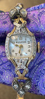 Vintage Ladies Bulova 14k Yellow Gold And Diamond Watch Working