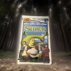 SHREK (VHS, 2001); clamshell; NEW Never Used Seal Broken Donkey Fiona Puss Boots