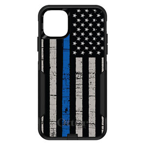 OtterBox Commuter for Apple iPhone (Pick Model) Weathered Thin Blue Line
