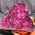 4.07lb  Natural purplish red Fluorite Crystal Cluster mineral sample healing