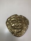 New ListingMask of Agamemnon Small Brass Wall Decor