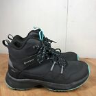Icebug Boots Womens 8 Stride Bugrip Black Waterproof Hiking Snow Ice Ankle Trail