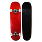 Blank Complete Skateboard 8.0 Stained Red Raw Trucks 52mm Wheels ASSEMBLED