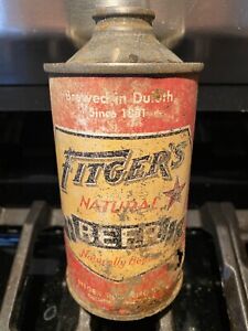 FITGER’S CONE TOP BEER 🍻 Can ULTRA RARE DULUTH, MN 🇺🇸 CONCAVE BOTTOM