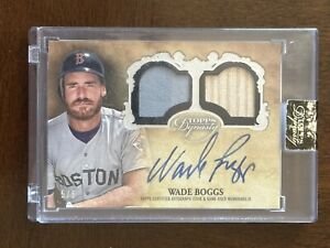 2021 Topps Dynasty Wade Boggs Autographed Dual Relic /5