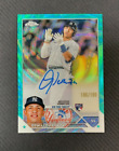2023 Topps Chrome Oswald Peraza Rookie Auto Teal Wave Refractor /199