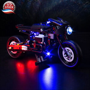 LocoLee LED Light Kit for Lego 42155 Technic The Batman Batcycle Lighting Set