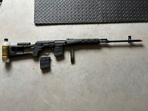 A&K SVD Dragunov Airsoft Bolt Action Sniper Rifle w/Metal Gearbox
