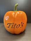 Titos Vodka Light Up Pumpkin Advertising Works Rare Bar Signage Halloween