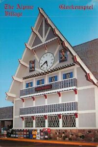 Postcard The Alpine Village Glockenspiel, Gaylord, Michigan