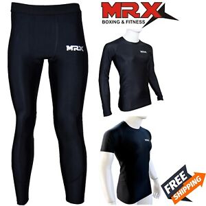 Man's Compression Base Layer Workout Shirt Top Legging Running Training GYM
