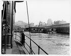 8 x 10 B&W photo  PRR Pennsylvania Pennsy tug Olean approaching Brooklyn dock