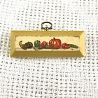 Vintage Thayer Hanging Vegetable Onion Peppers Decorative Plaque Horizontal 5