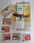 5 Vtg PROCTOR & GAMBLE Coupons Key Punch 1960'S Lot TIDE POWDER/Pontiac Giveaway