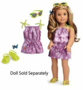 American Girl LEA'S BEACH DRESS OUTFIT For Lea Clark Girl Of The Year Doll NEW!