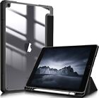 For iPad 9th Generation 2021 10.2'' Shockproof Case Clear Transparent Back Cover