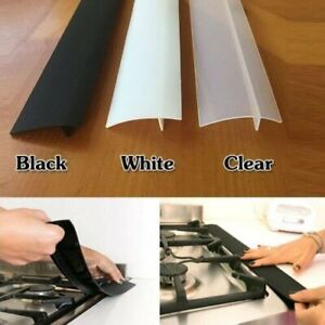 Kitchen Stove Counter Gap 21'' Silicone Cover Filler Strip Oven Guard Seal 2 Pcs